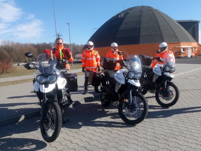 Patrol motocyklowy dotrze w trudne punkty opolskiego odcinka autostrady