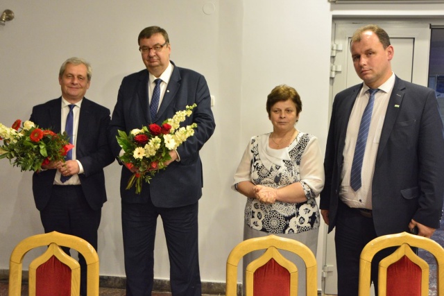 EUROWYBORY: Wiceminister rolnictwa z wizytą na Opolszczyźnie. Na zaproszenie europosła spotkał się z mieszkańcami Nysy i Kietrza
