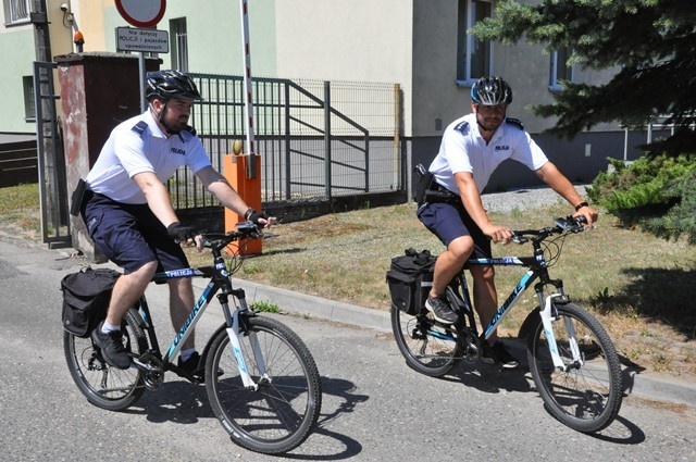 Policjanci na rowerach patrolują Kędzierzyn-Koźle i okolice