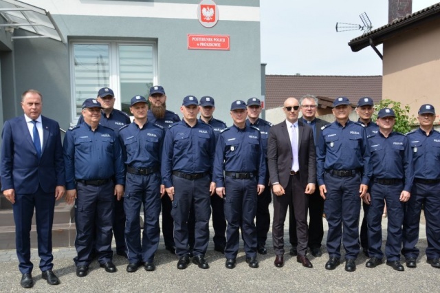 W podopolskim Prószkowie reaktywowano posterunek policji