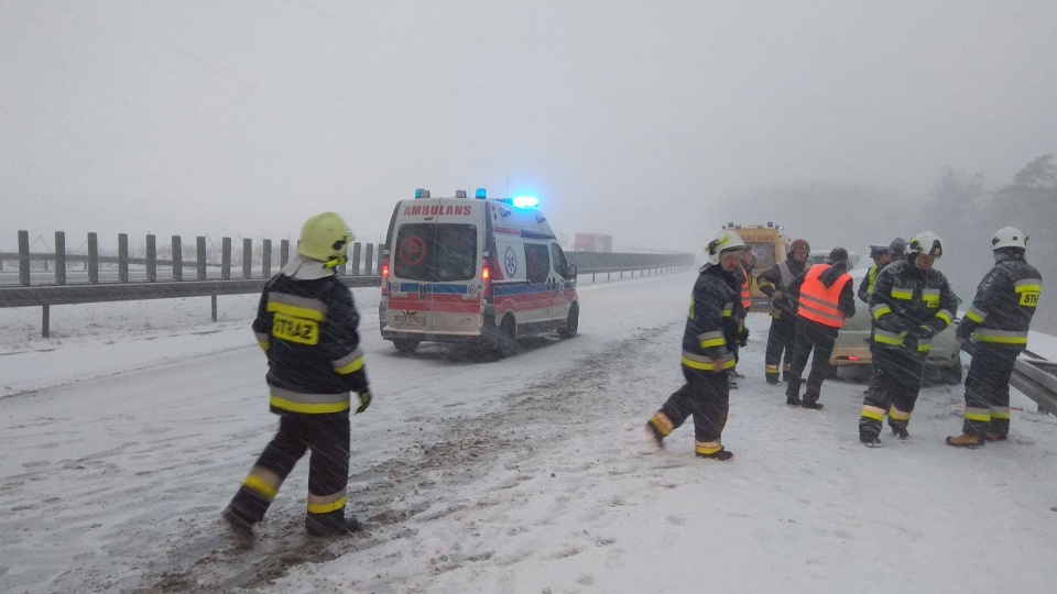 Wypadek na A4, nitka w kierunku Wrocławia zablokowana [fot. Piotr]
