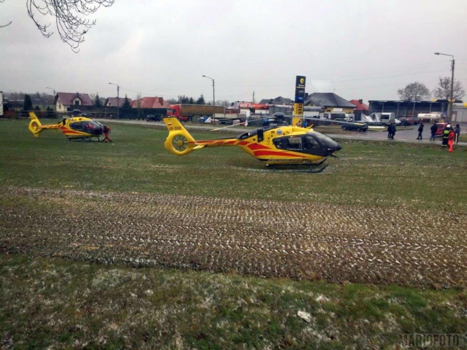 3 osoby ranne wypadku w Gorzowie Śląskim [fot. Mario]