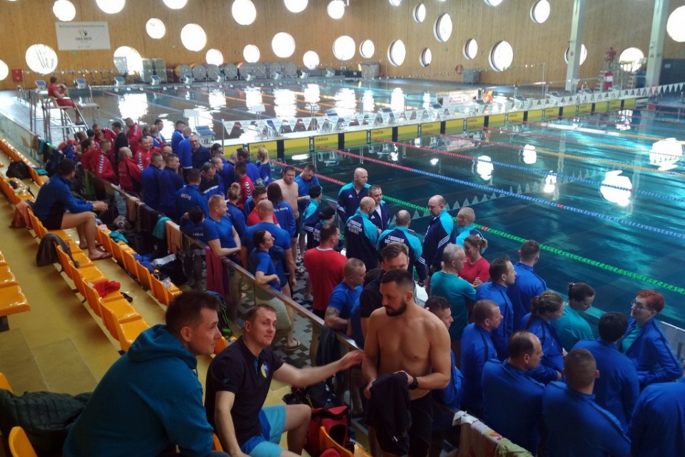 Żołnierze pływacy rywalizowali na Wodnej Nucie w Opolu. Wysokie noty opolskich logistyków [fot. Joanna Matlak]