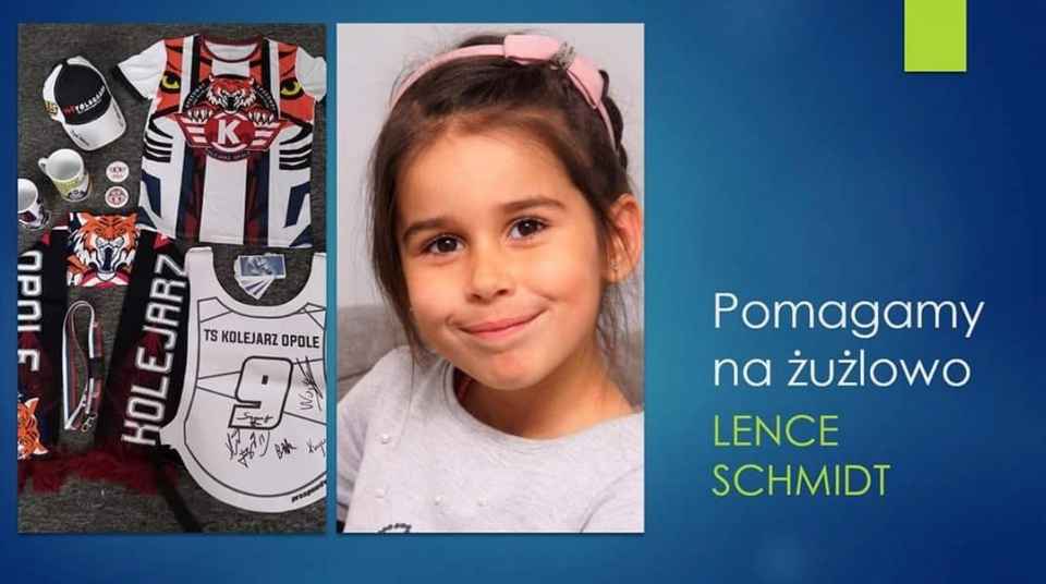 Lenka Schmidt jest córką byłego zawodnika Kolejarza Opole - Tomasza Schmidta [fot. facebook/kolejarzopole]