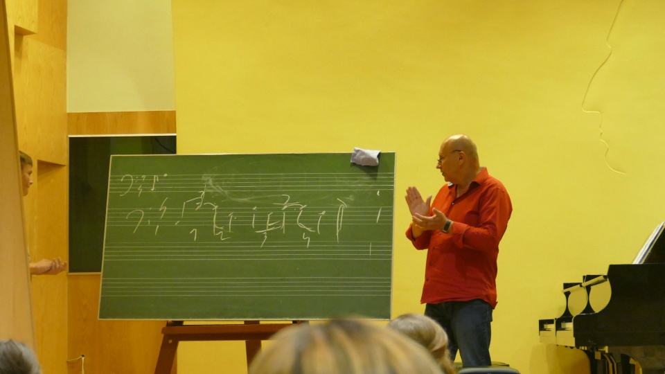 Warsztaty z Włodkiem Pawlikiem podczas XXX Międzynarodowego Kursu Muzycznego w Opolu © [fot. Małgorzata Ślusarczyk]