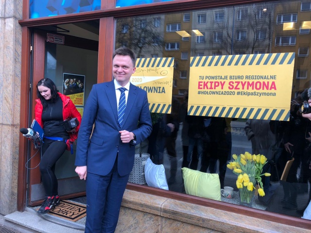 Szymon Hołownia otworzył biuro w Opolu