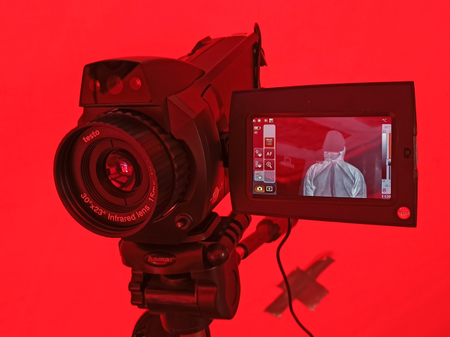 USK w Opolu ma drugą kamerę do pomiaru temperatury ciała. Współpraca z Politechniką Opolską