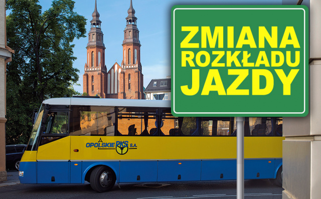 PKS w Opolu zmienia rozkład jazdy autobusów. PKP i MZK w Opolu pozostają przy obecnym planie kursów