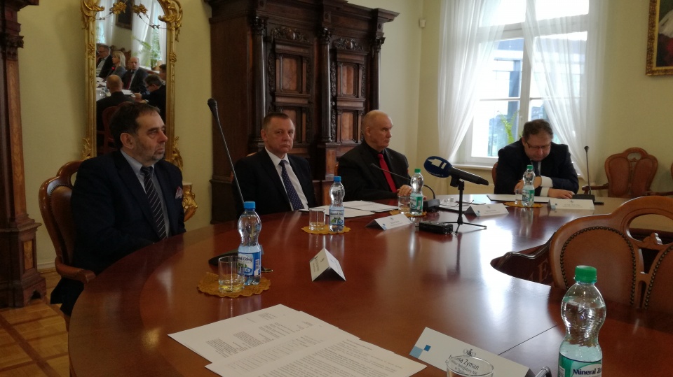 Prezes NIK Marian Banaś podczas panelu na temat SSD [fot.P.Wójtowicz]