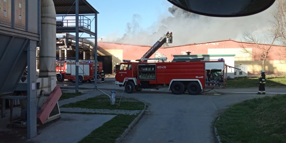 Groźny pożar w Pawłowiczkach [fot. PSP Kędzierzyn-Koźle]