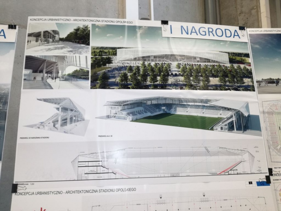 Projekt stadionu w Opolu