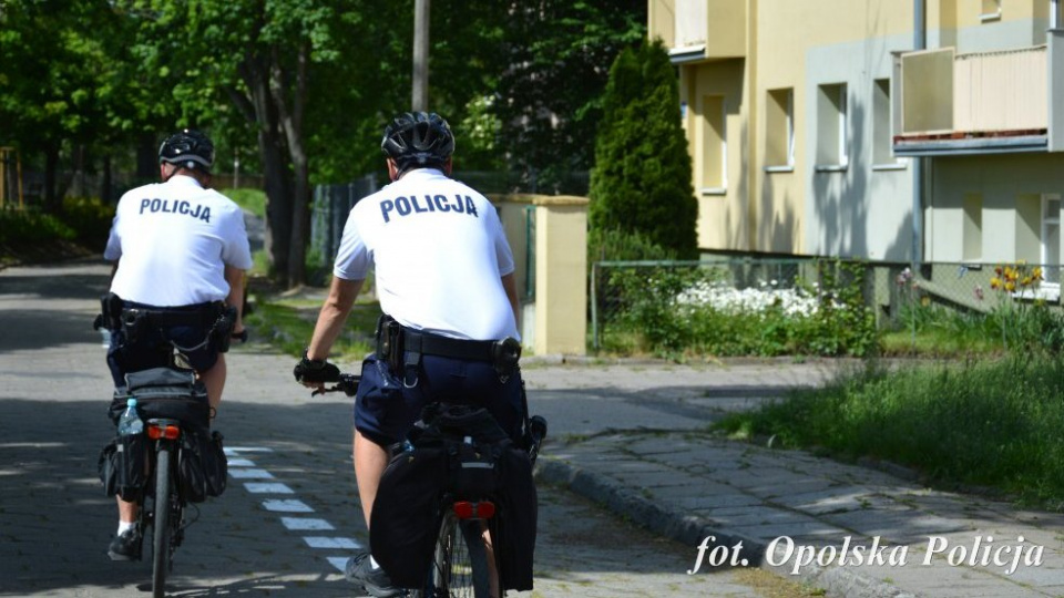 Policyjne patrole rowerowe [fot. KWP Opole]