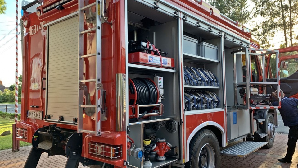 Nowy wóz strażacki trafił do OSP Stary Grodków [fot. Daniel Klimczak]