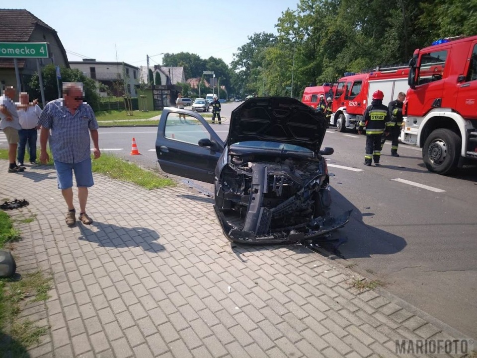 wypadek w Chmielowicach, policja foto: Mario