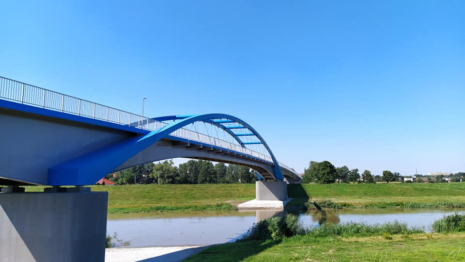 most pieszo-rowerowy na kanale Ulgi foto: MZD/facebook