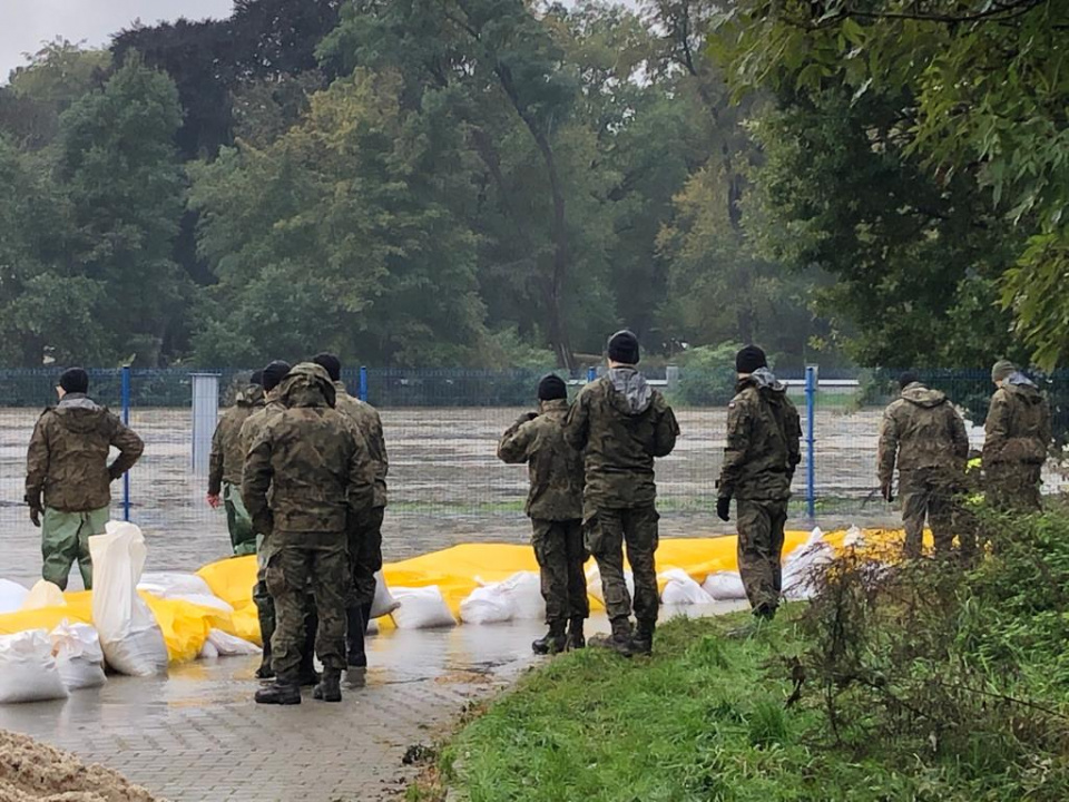 Sytuacja powodziowa w Brzegu [fot.M.Matuszkiewicz]