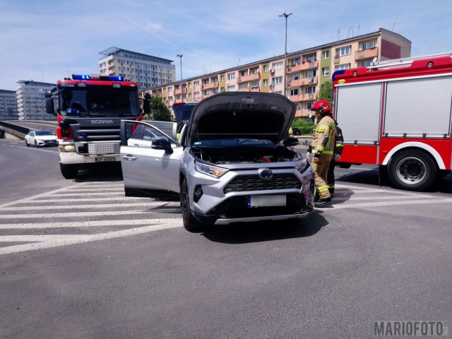 Zderzenie dwóch pojazdów na Nysy Łużyckiej w Opolu