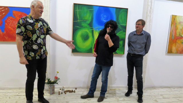 Wystawa obrazów abstrakcyjnych dwóch artystów w Galerii Pierwsze Piętro w Opolu [ZDJĘCIA]