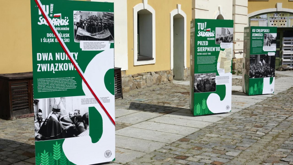 Otwarcie wystawy "TU rodziła się Solidarność Rolników" w Nysie [fot. Starostwo Powiatowe w Nysie]