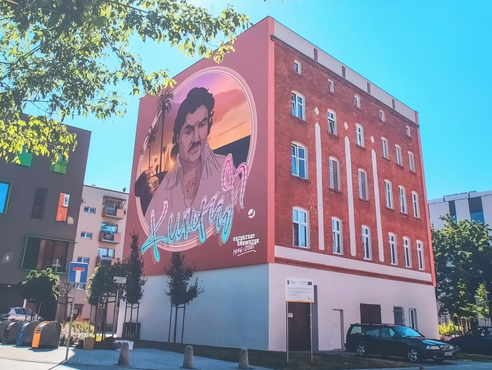 Wizualizacja muralu K. Krawczyka w Opolu [fot. Witold Wośtak]