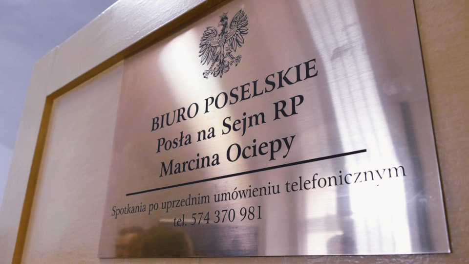 Biuro poselskie Marcina Ociepy [fot. www.facebook.com/Marcin OCIEPA]