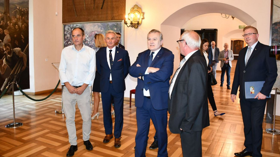 Minister Piotr Gliński odwiedził Muzeum Piastów Śląskich w Brzegu [fot. MPŚl w Brzegu]