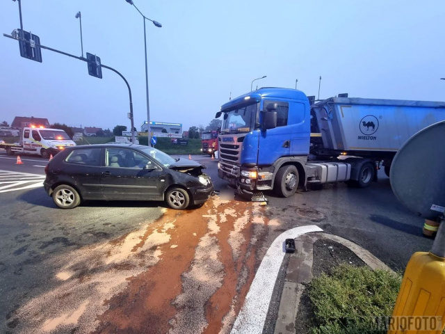 Niebezpieczny poranek na drogach w Opolu