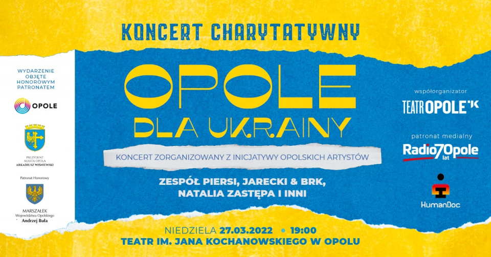 Opole dla Ukrainy [plakat]