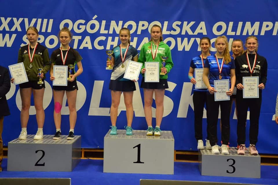Maja Janko na podium OOM - [fot: LKS Technik Głubczyce]