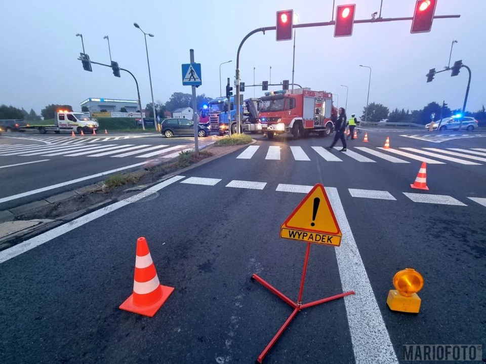 Poranny wypadek w Opolu foto:Mario