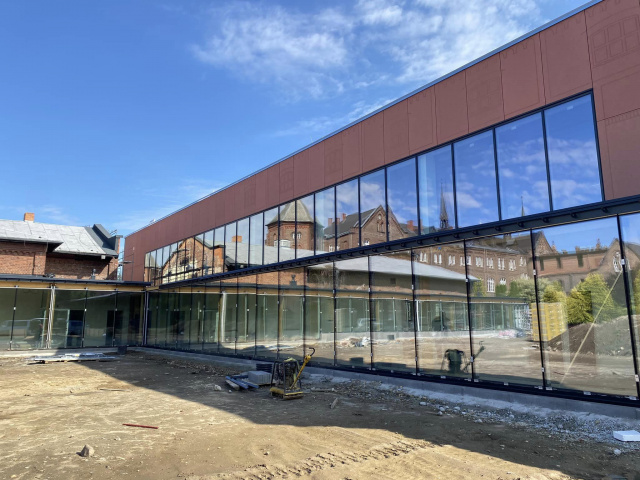 Nowa sala gimnastyczna w nyskim Rolniku na ukończeniu. To jedna z największych inwestycji powiatu