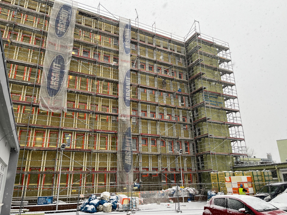 Trwa remont Wojewódzkiego Szpitala Specjalistycznego w Opolu [fot.M.Matuszkiewicz]