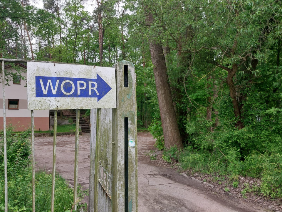 Przyczepy w stanicy WOPR w Turawie [fot. Agnieszka Stefaniak]