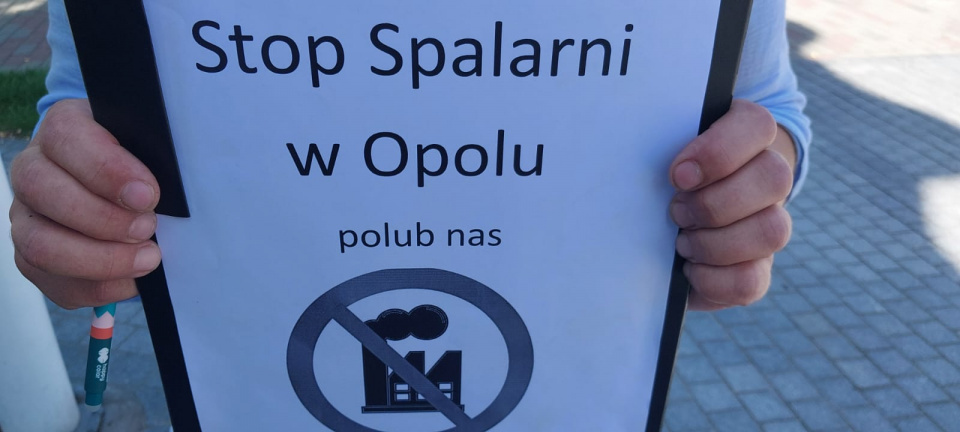 "Stop Spalarni w Opolu" [fot. Agnieszka Stefaniak]