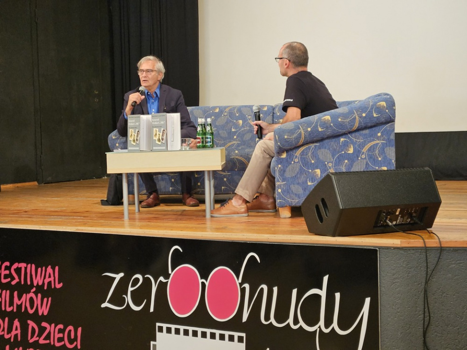 Olgierd Łukaszewicz podczas Festiwalu "Zero Nudy" [fot. Katarzyna Zawadzka]