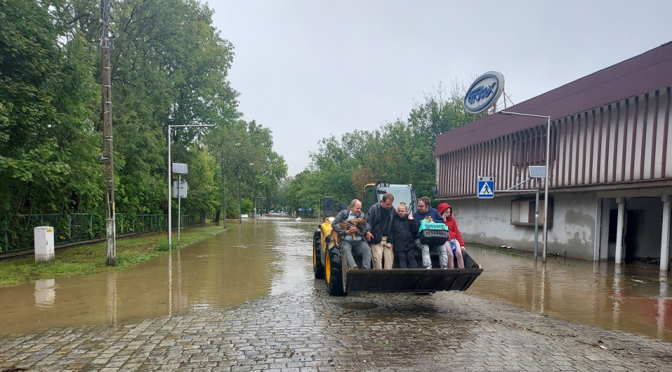 Wielka woda w Prudniku [fot. J. Poniatyszyn]