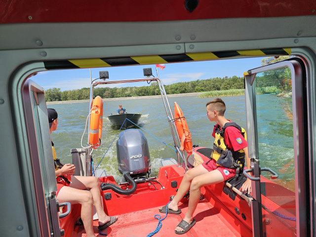 Pracowity weekend ratowników WOPR nad Jeziorem Dużym w Turawie