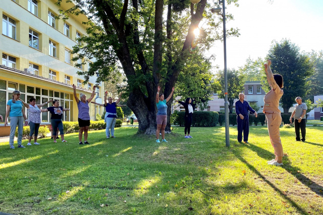 Ruch to zdrowie. Szpital w Kup organizuje gimnastykę dla pacjentów i personelu