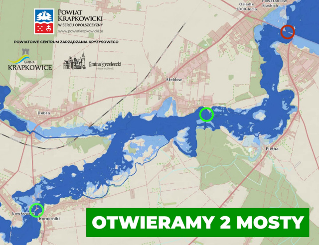 Dziś otwarte zostaną dwa mosty na Osobłodze w powiecie krapkowickim