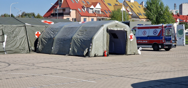 Szpital polowy w Nysie przyjmuje także dzieci