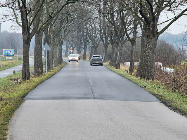 Kolejny fragment drogi na trasie Zawada - Turawa zmodernizowany. To lepszy komfort jazdy