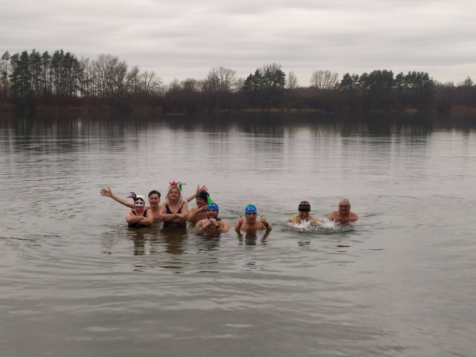 Pierwszy dzień nowego roku na kąpielisku Bolko w Opolu [fot. Anna Kurc]