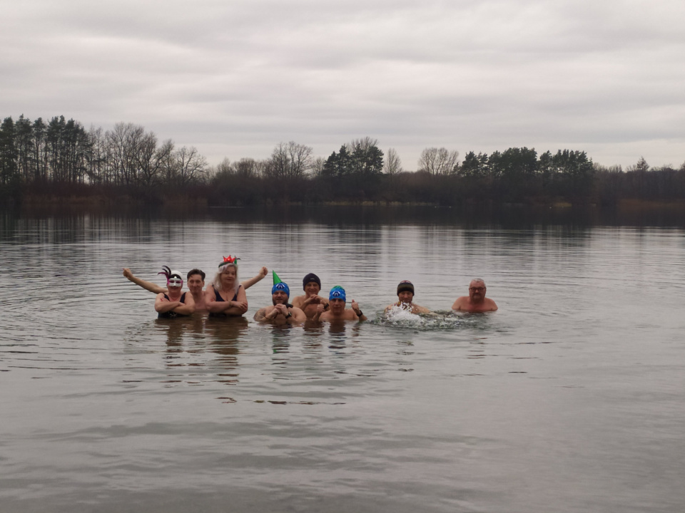 Pierwszy dzień nowego roku na kąpielisku Bolko w Opolu [fot. Anna Kurc]