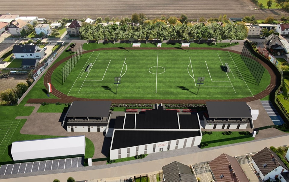 Wizualizacja przebudowy stadionu miejskiego w Głogówku [fot. UM Głogówek]