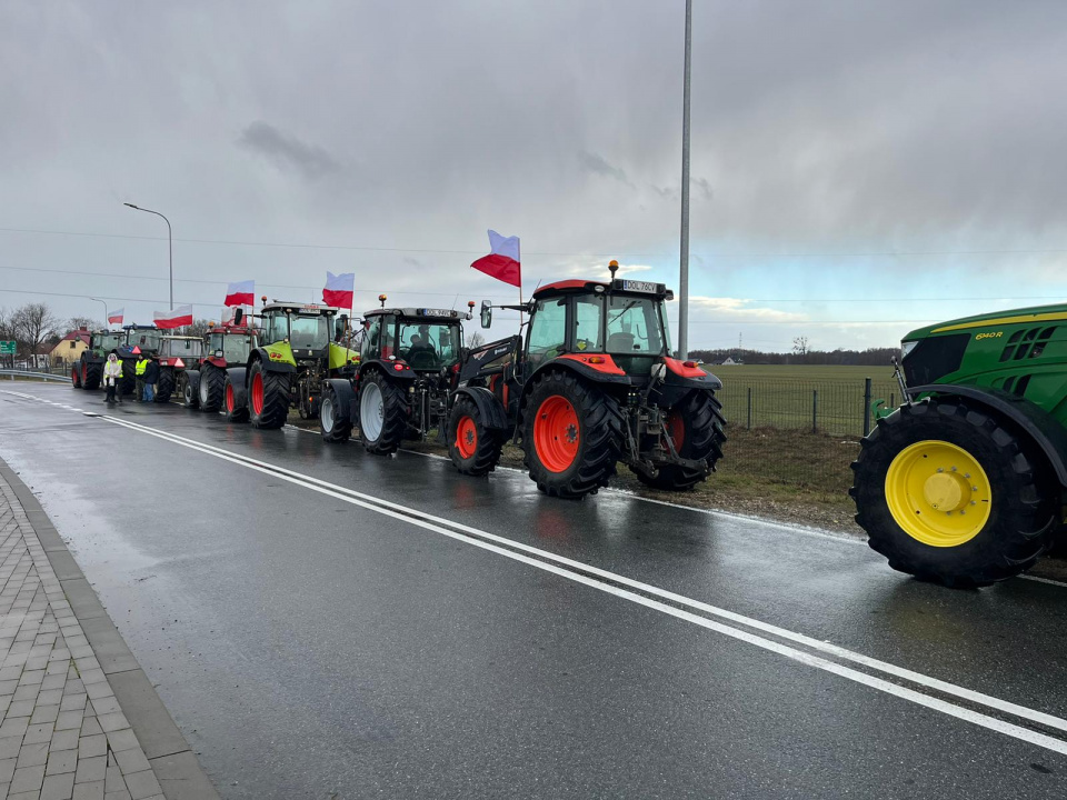 Protest rolników (fot. Monika Matuszkiewicz)