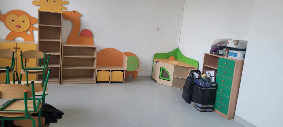 Zastępcze przedszkole w Niemodlinie jest prawie gotowe [fot. facebook/burmistrz Niemodlina]