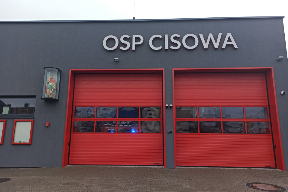 Nowa remiza i wóz OSP Cisowa [fot. Joanna Gerlich]