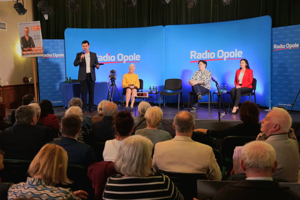 Przedwyborcza debata Radia Opole w Kędzierzynie-Koźlu [fot. Adam Dubiński]