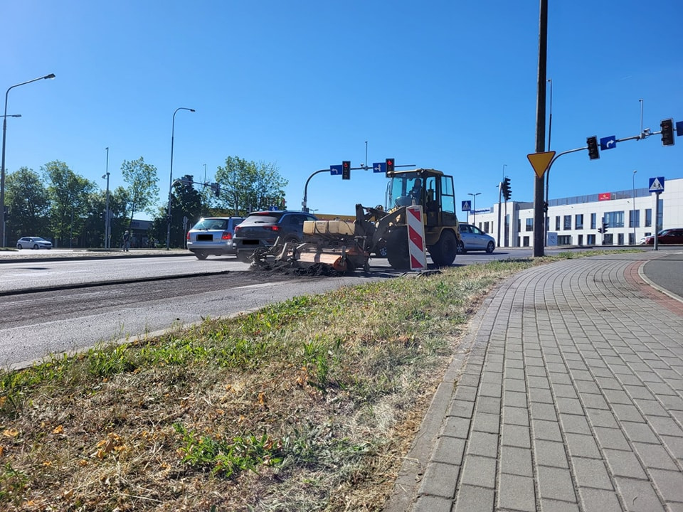 Frezowanie ulic w Opolu fot. MZD