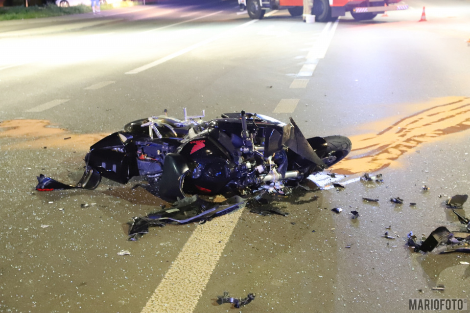 Wypadek motocyklisty w Opolu fot. Mario